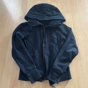 Dark navy blue Lululemon scuba Hooded Zip-Up Jacket